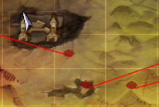 World map area around Juno used for the Runaway Book rebirth quest