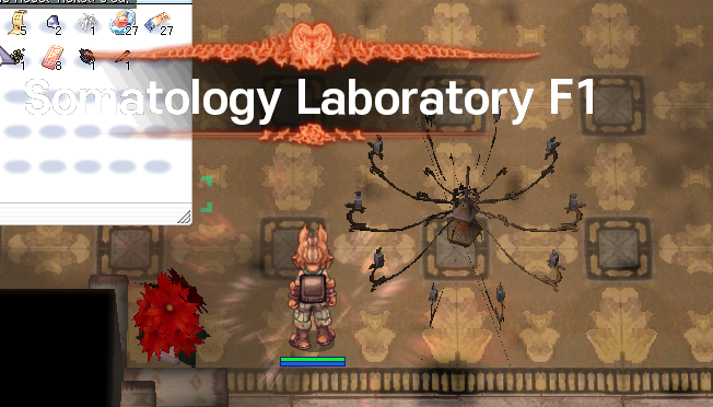 Character arriving at Somatology Laboratory