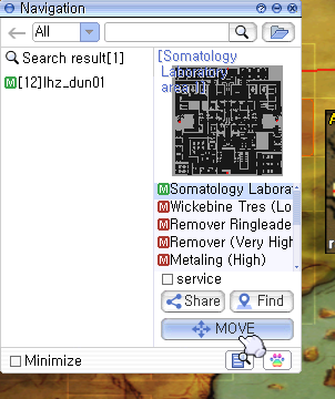 Ragnarok Navigation search result